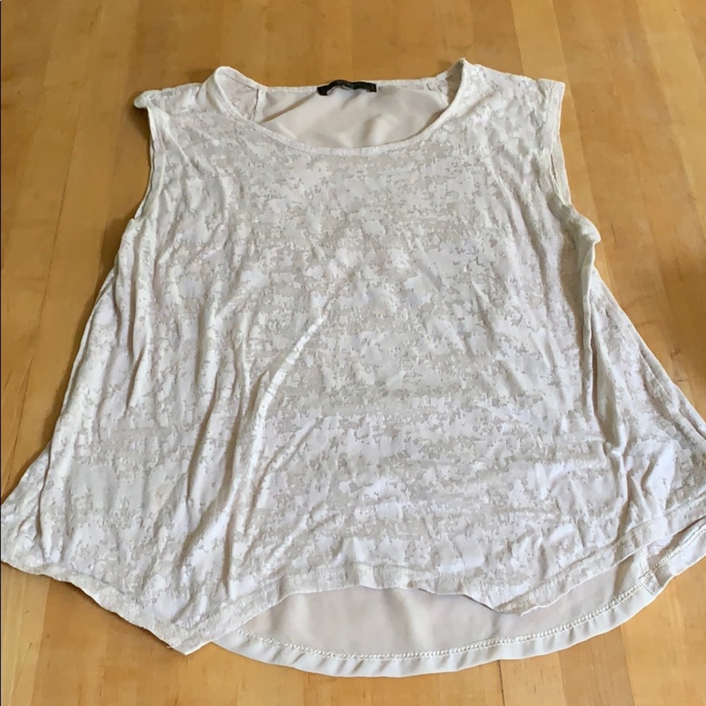 Tan Jessica Simpson see through top
